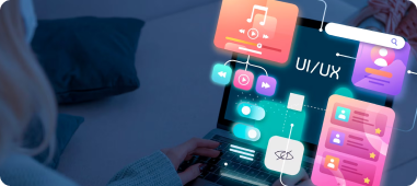 UI/UX design service illustration