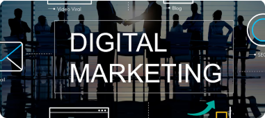 Digital marketing service illustration