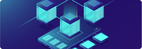 Blockchain development service illustration
