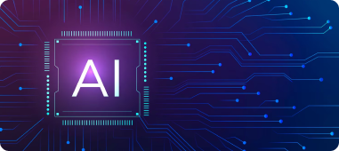 Artificial intelligence service illustration